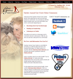 Gardner Animal Care Center Community Page