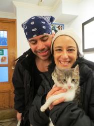 Cookie with Carlos and Debbie